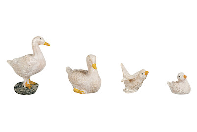 Image of Polyresin Gänse 1.5-3 cm 4 Stück bei JUMBO