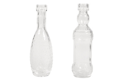 Image of Set Mini-Vasen sortiert, 3,5cm ø, 11,5cm, 40ml, Öffnung ø1cm, Box 2Stück bei JUMBO