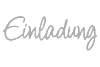 Image of Stanzschablone Einladung, 8x2.9 cm bei JUMBO