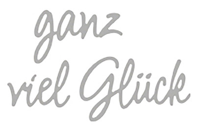 Image of Stanzschablone Ganz viel Glück 2.5x1.9-4.5x2.6 cm 3 Stück bei JUMBO