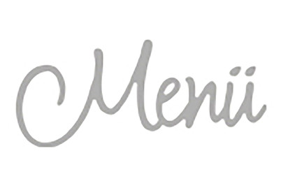 Image of Stanzschablone Menü 5.6x2.4 cm bei JUMBO