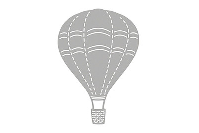 Image of Stanzschablone Hot Air Balloon 5.5x7.8 cm