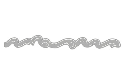 Image of Stanzschablone: Waves Border 16.7x2.2 cm bei JUMBO