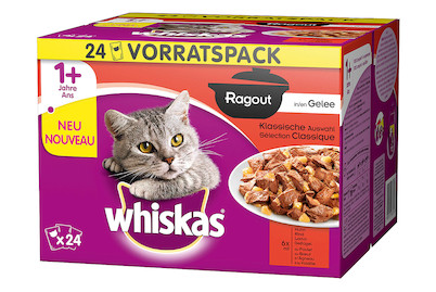 Image of Whiskas Ragout Klassische Auswahl in Gelee 24x85g bei JUMBO