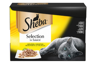 Image of Sheba Selection in Sauce Geflügel Variation 12x85g Beutel
