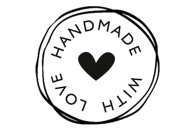 Image of Stempel Handmade with love , 3cm ø bei JUMBO