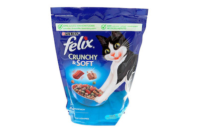 Image of Felix Crunchy & Soft Katzensnack Fisch bei JUMBO