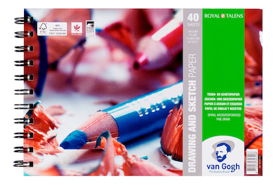 Image of Van Gogh Skizzen-block 14,8x21 160g bei JUMBO