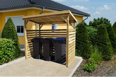 Image of Weka Unterstand kesseldruckimprägniert (131 x 229 cm), holz bei JUMBO