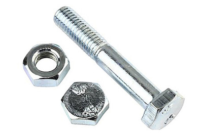 Image of 6-kant Bauschraube mit Mutter Din601-4.6 bei JUMBO