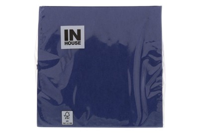 Image of Inhouse Servietten dunkelblau 24cm 30 Stück