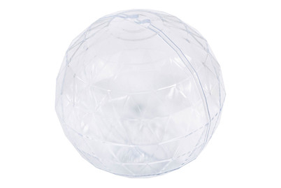 Image of Plastik-Kugel 2 teilig facettiert 8 cm ø bei JUMBO