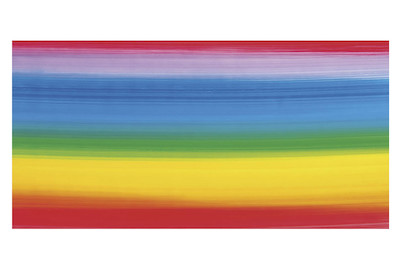Image of Wachsfolie-Regenbogen 20x10 cm Längsstreifen bei JUMBO