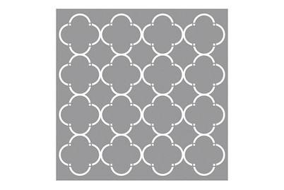 Image of Schablone Waben modisch 30.5x30.5 cm bei JUMBO