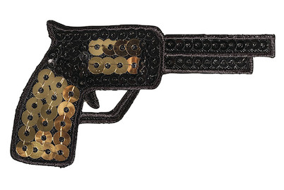 Image of Patch Cowboy gun , 7x4cm, zum Aufbügeln, SB-Btl. 1Stück bei JUMBO