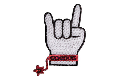 Image of Patch Rock you , 4,5x5,5cm, zum Aufbügeln, SB-Btl. 1Stück bei JUMBO