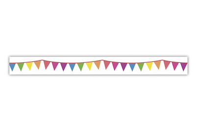 Image of Washi Tape Party Wimpel, 15mm, Rolle 15m