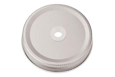 Image of Drehverschluss Trinkhalme 2St 70 mm silberfarben bei JUMBO