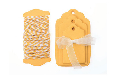 Image of Papier-Etiketten 15 St gelb 5 - 8 x 3 - 5 cm bei JUMBO