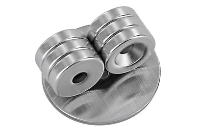 Image of Ringmagnet 12 mm vernickelt N35, 6 Stk. bei JUMBO