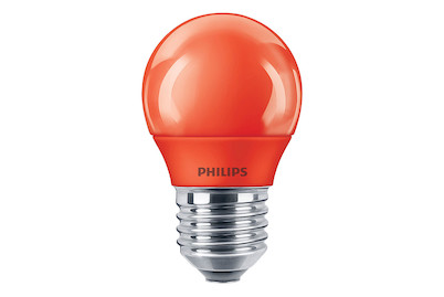 Image of Philips LED Kugel 15W E27 rot matt bei JUMBO