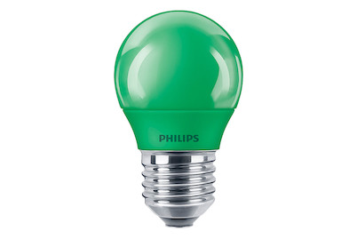Image of Philips LED Kugel 15W E27 grün matt