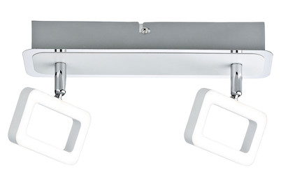 Image of Strahler Frame LED 2-flammig Weiß/Chrom bei JUMBO