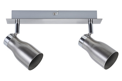 Image of Strahler Meli 2-flammig Nickel satiniert bei JUMBO