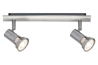 Image of Strahler Teja 2-flammig Nickel satiniert bei JUMBO