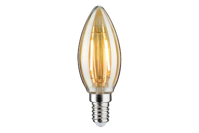 Image of LED Vintage-Kerze 2W E14 Gold Goldlicht