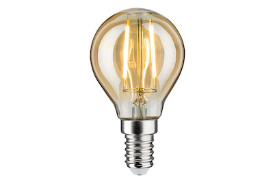 Image of LED Vintage-Tropfen 2W E14 Gold Goldlicht