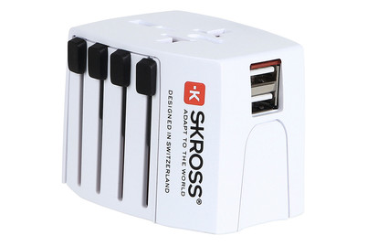 Image of Skross Adapter World - World 2xUSB, 2-polig, max. 2.5A bei JUMBO