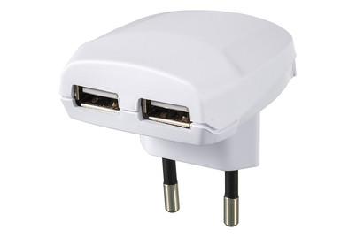 Image of Skross Adapter 2xUSB - Euro, 2-polig, input 100-250V, output bei JUMBO