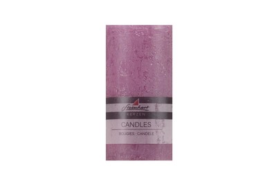 Image of Stumpenkerze raureif 78x150 flieder bei JUMBO