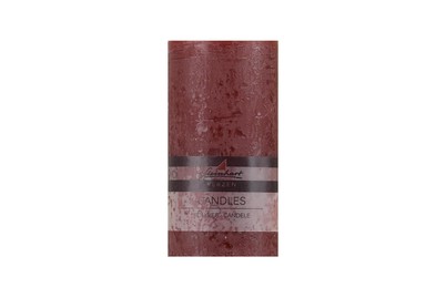 Image of Stumpenkerze raureif 78x150 bordeaux bei JUMBO