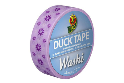 Image of Washi Bänder Rolle Purple Flower bei JUMBO