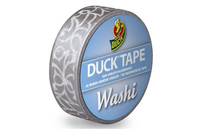 Image of Duck Tape WASHI Silver Cirrus