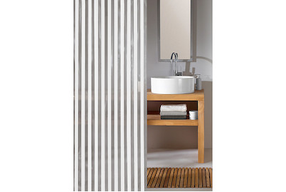 Image of Kleine Wolkel Duschvorhang Noa weiss 180 x 200 cm bei JUMBO