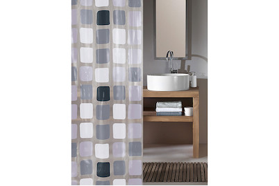 Image of Kleine Wolke Duschvorhang Sonny anthrazit 180 x 200 cm bei JUMBO