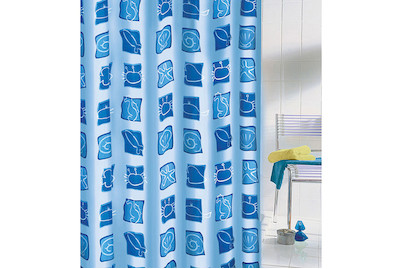 Image of Kleine Wolke Duschvorhang Sealife blau 180 x 200 cm bei JUMBO