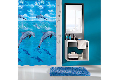 Image of Kleine Wolke Duschvorhang Delfin 180 x 200 cm bei JUMBO