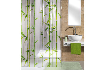 Image of Kleine Wolke Duschvorhang Bambus maigrün 180 x 200 cm bei JUMBO
