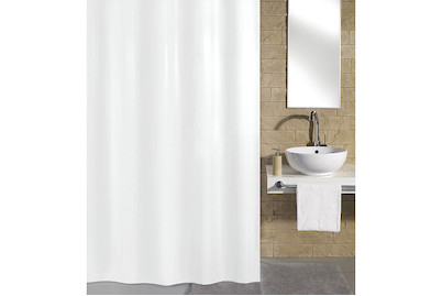 Image of Kleine Wolke Duschvorhang Kito schneeweiss 180 x 200 cm bei JUMBO
