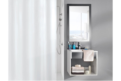 Image of Kleine Wolke Duschvorhang Caravelle weiss 180 x 200 cm bei JUMBO