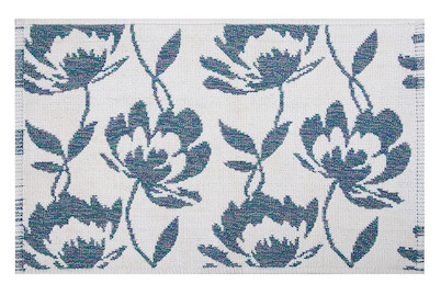 Image of Spirella Blossom Badezimmerteppich 50 x 80 cm Indigo