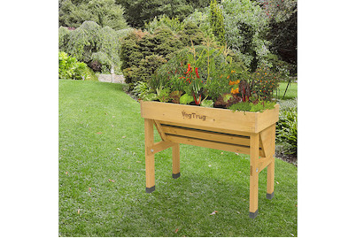 Image of Vegtrug Pflanztrog Wallhugger klein (103x46x80cm), Holz Natur bei JUMBO