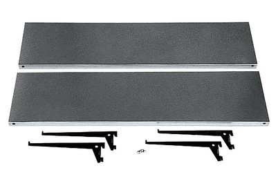 Image of Biohort Regalboden-Set (72x24.5x5cm), Metall silber bei JUMBO