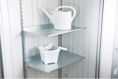 Image of Biohort Regalboden-Set (72x24.5x5cm) für Biohort Gartenschränke, Metall silber bei JUMBO