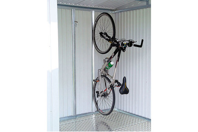 Image of Biohort Fahrradhalter BikeMax, stahlblech silber