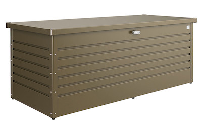 Image of Biohort FreizeitBox Gartenkiste 180 (181x79x71cm), Stahlblech bronze-metallic bei JUMBO